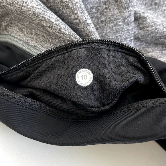 Lululemon Athletica Pace Rival Skirt Heather Gray Black 10 Tall - Picture 5 of 11